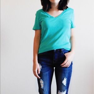 Merona “The Ultimate” Teal Tee